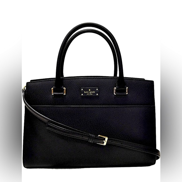 KATE SPADE NWOT MRSP over $500Grove Street Caley Satchel black leather